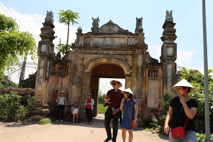 hanoi ancien village de nom portique entree